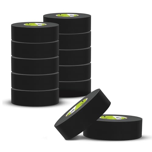 3M Extreme Strength Duct Tape 2830, 1.88 in x 30 yd, Double-Thick Adhesive, Heavy-Duty Waterproof Black Tape, Indoor/Outdoor Use, 12 Rolls - size: 1.88 inches x 30 yards, style: 12 Rolls