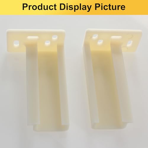 Drawer Track Back Plate R 7265 Brackets for Prime-Line, Drawer Slide Socket Replace, for Rear Drawer Track Socket Repair - size: R 7265