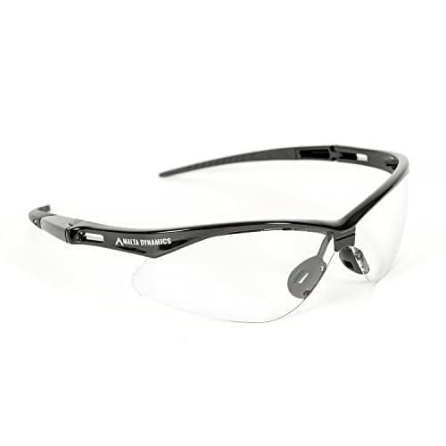 Malta Dynamics APEX Safety Glasses – Anti Scratch and Anti Fog Protection, Construction Safety Glasses for Men and Women, ISEA & ANSI Z87 Compliant (Clear, 12 Pairs) - color: Clear - 12 Pair