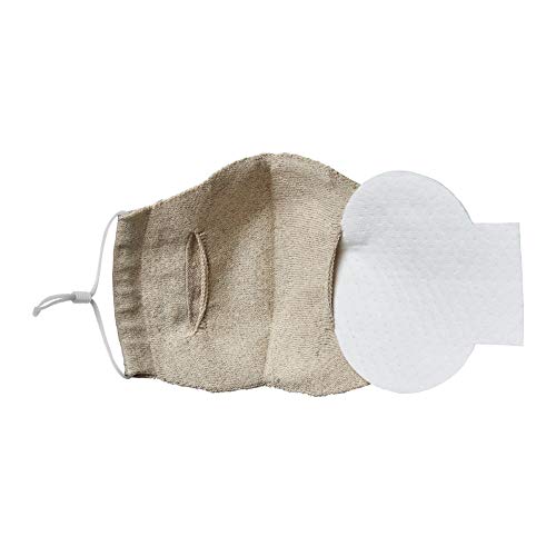 Wembley Adjustable and Washable Face Mask for Adults and Kids - color: Beige, size: 1 Count (Pack of 1)
