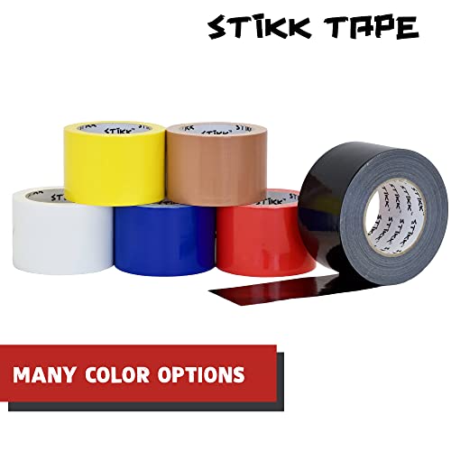 STIKK Duct Tape - Red Duck Tape - 3 inch x 25 Yards - Heavy Duty Tape for Repairs, Household Projects - for Commercial HVAC and Construction - Effective Heavy Duty Waterproof Duct Tape - color: Red