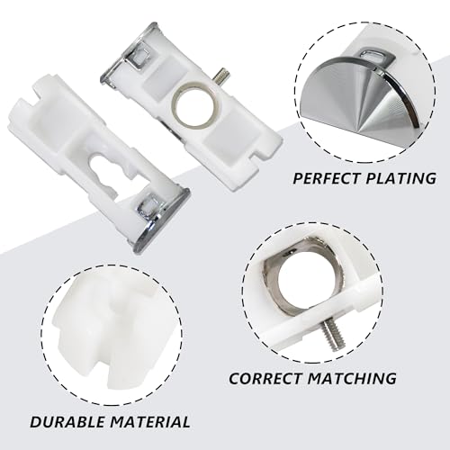 DA61-07540A Freezer Door Handle Support Kit Refrigerator Replacement Handles Compatible with Samsung AP5578979 PS4145181 DA67-02787A 3160453 6009-001526