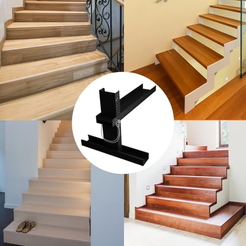 Ladder Leveler Pro - Foldable Heavy-Duty Extender Ladder Stabilizer - Adjustable Height 9"-19" - Non-Slip Feet - Fits Extension/Single Ladders - Holds 500lbs
