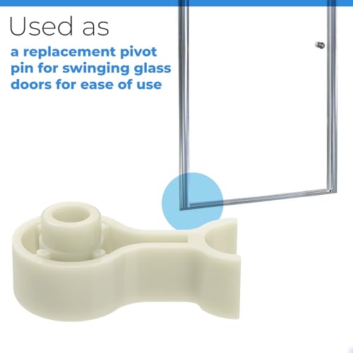 PalpitateC Shower Door Pivot Bushing fit for Framed Swing Shower Doors, 1871 Plastic Pivot Bushing Kit, Shower Door Replacement Parts - 1 Pack - size: #Sdpb1871