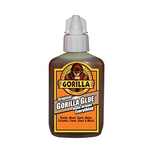 Gorilla Original Gorilla Glue, Brown, Waterproof Polyurethane Glue, 2 Ounce (Pack of 10) - Expands Into Materials, All Purpose - size: 2 Ounce (Pack of 10)