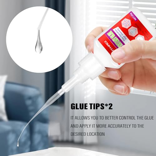 Metal Glue, Instant Drying Superglue for Metal, Wateproof Clear Cyanoacrylate Glue for Bonding Stainless Steel, Aluminum Alloy, DIY Crafts, Toys, Wood, Plastic and More(1 Bottle of 25g) - size: 1 Pack