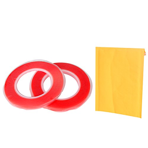 Kaisiking Double Sided Adhesive Tape 5mm / 10mm x 25M Heat Resistant High Adhesion Transparent Acrylic Tape, LCD Screen Repair Sticker for Cell Phone Touch Screen Repair - size: 2pcs (5mm+10mm)