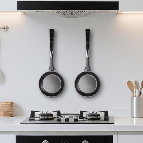 5Pcs Large Size Heavy Duty Wall Hooks, Coat Hooks, Wall Hooks for Hanging Pans, Backpacks, Coats, Garage Items (Black) - color: 5pack-black, size: Extra-large