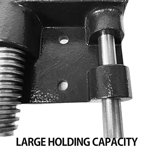 HFS(R) Woodworking Bench Vise, Heavy Duty Front Screw Vise for Workbench Chrome plating Leg Vise Hardware Woodworking (7IN) - size: 7"