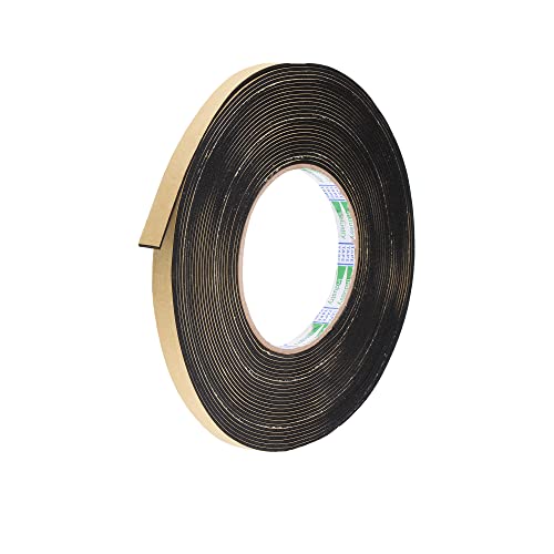uxcell Sealing Foam Tape 10mm Wide 1.5mm Thick 10m/32.8ft Long, EVA Self Adhesive Weather Strip for Window Door Insulation - size: 10mmx1.5mmx10m