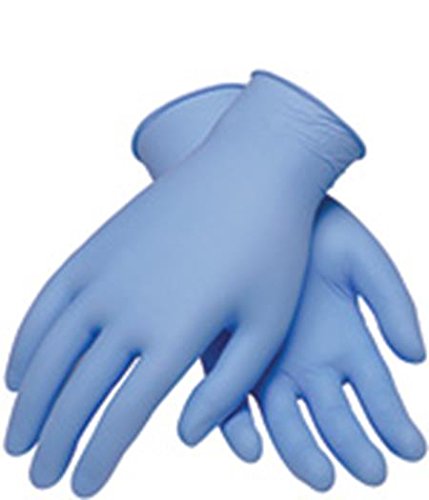 Ambi-Dex 63-532PF/L Axle Disposable Nitrile, 4 Mil Blue, Powder Free, Texture Grip Blue L
