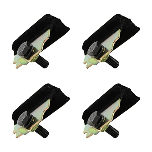 Door Glass Anti-Rattle Cushion Kit Compatible with 1969-1982 Chevy Corvette C3 C4 - 4-Piece Set Side Window Anti-Rattle Cushion Kit