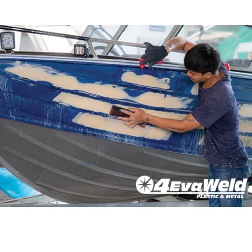4EvaWeld, 90017, UltraMax Epoxy Putty for Metal and Plastic – 7" Black Repair Stick, 4 oz. Industrial Adhesive Filler