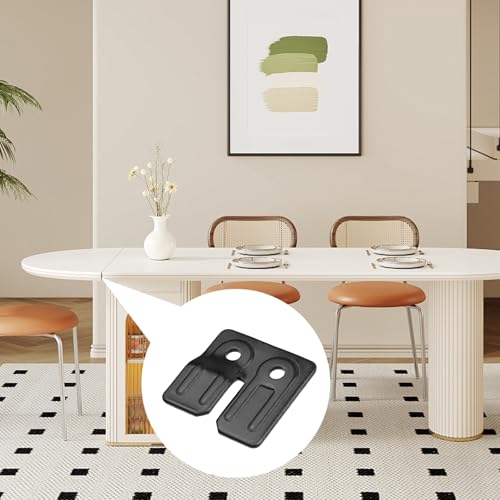 Table Leaf Hardware 30Pcs, Dual Buckle Horizontal Leveling Straps with Screws for Furniture, Chairs, Cabinets and Dining Table Expansion, Iron with Zinc Plating