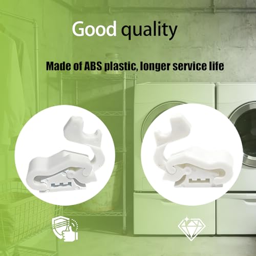 4276ER0001A Left and Right Side Pedestal Drawer Slide Latch Kit Compatible with LG Electronics Dryer,Replacement Assembly for Plastic Latch of Dryer Pedestals,4276ER0002A - style: Left and Right
