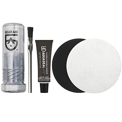 GEAR AID Aquaseal Wader and Boot Repair Kit – Waterproof Adhesive and Patch Kit for Fixing Holes, Tears in Neoprene, Breathable Waders and Outdoor Gear with Aquaseal FD and Tenacious Tape, 3 Pack - size: 1.25 Fl Oz (3 Pack)