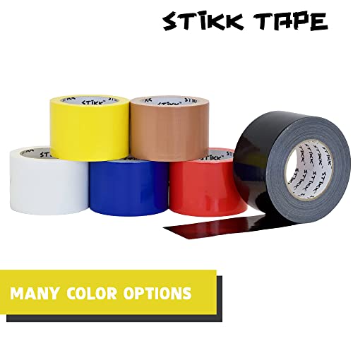 STIKK Duct Tape - Yellow Duck Tape - 3 inch x 25 Yards - Heavy Duty Tape for Repairs, Household Projects - for Commercial HVAC and Construction - Effective Heavy Duty Waterproof Duct Tape - color: Yellow
