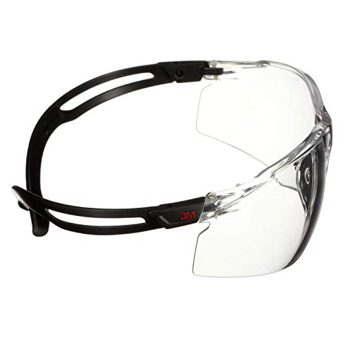 SecureFit 500 Series SF501SGAF-BLK, Black, Scotchgard Anti-Fog Coating, Clear AF-AS Lens