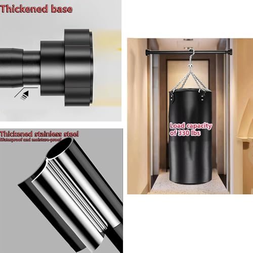 Sink Support Legs Adjustable, Undermount Basin Brackets Black Furniture Leg, Stainless Steel Support Poles Repair Kit for Kitchen Sink Table Leg(Height 40-55cm(15.7"- 21.6")) - size: Height 40-55cm(15.7"- 21.6")