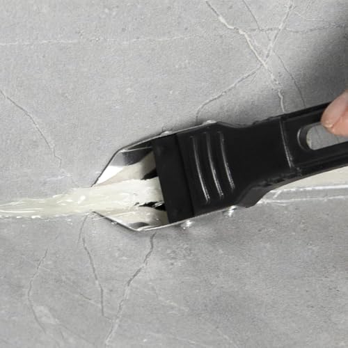Silicone Caulking Tool, 3 in 1 Silicone Remover Multi Tool, Glazing Compound Finishing Tool, Caulk Remover Tool, for Bathroom,Kitchen,Floor,Window,Sink Joint,Frames Seal(3 sets) - color: 3 in 1 Tool(3 Sets)