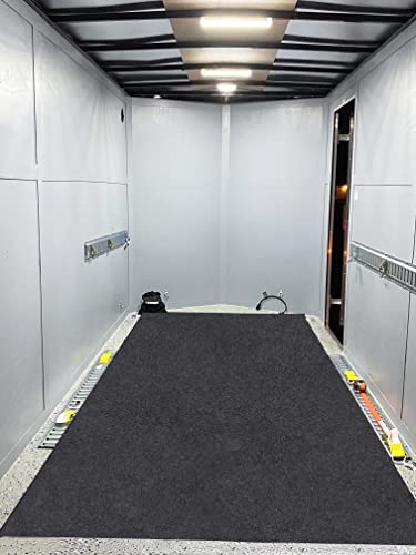 Garage Floor Matting 6.6x8.5 Feet Oil Absorbent Large Rubber Mat Waterproof Rubber Backing Layer Golf Cart Garage Mat Protects Floor from Spills Stains Oil Drip Pan for Under Car (6.6x8.5 Feet) - size: 6'7" x 8'6" (Rectangular)