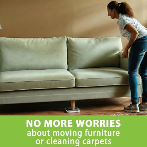 20 Pack Furniture Sliders for Carpet Hardwood Tile Heavy Moving, 3.5 Inch Movers Pads Protectors Large Gliders for Sofa Couch Bed Cabinet (Beige, 3.5) - size: 3.5