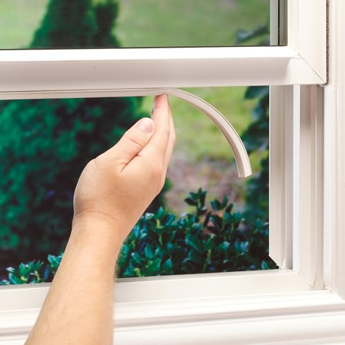 M-D Building Products 63669 5/16 in. x 19/32 in. x 10 ft. White Premium Rubber Window Seal for Large Gaps - color: White, size: 5/16 In. X 19/32 In.