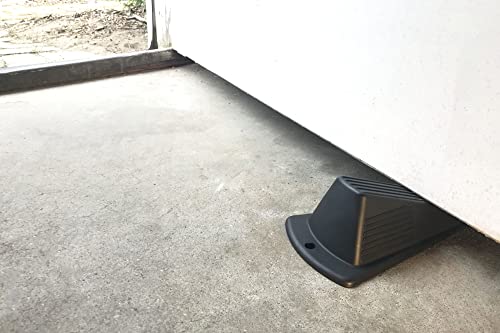 Shepherd Hardware 3762E Heavy Duty Jumbo Hard Plastic Door Wedge, Black - color: Black