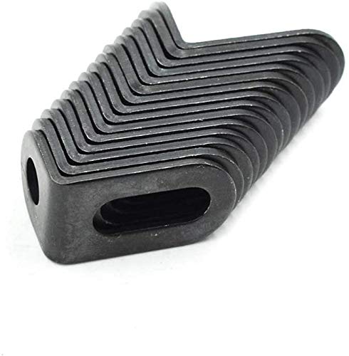 Biaungdo 18x18x30mm/0.7"x0.7"x1.2" Adjustable Right Angle Brackets L-shape Corner Brace Support Black- (15 Pcs)