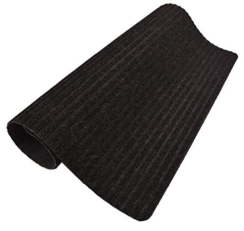 Stair Treads Collection Indoor Skid Slip Resistant Carpet Stair Tread Mat (Black, Matching Mat 30 in X 30 in) - color: Black, size: 30"x30" Landing Mat