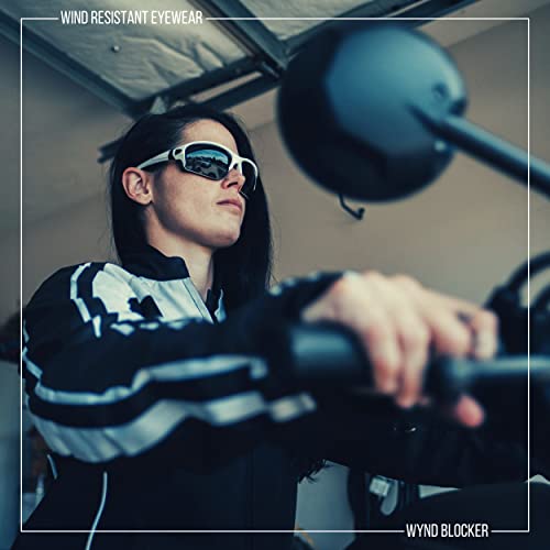 Motorcycle Riding Glasses Extreme Sports Wrap Sunglasses - color: White | Yellow Night Driving