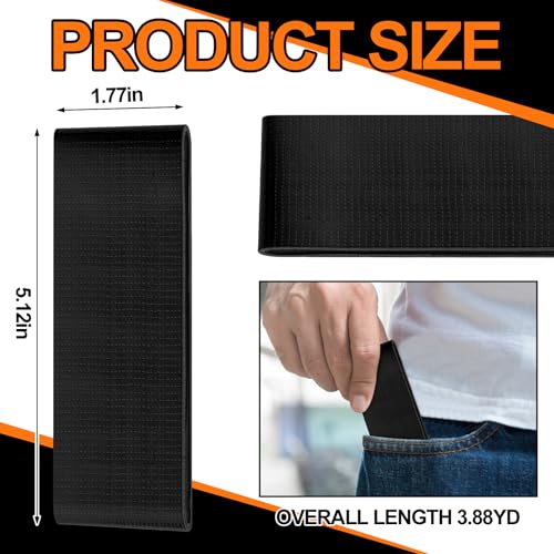 4 Pack 1.77 in x 10 ft Travel Duct Tape Mini Pocket Size Flat Roll Flexible Heavy Duty Waterproof Tear by Hand for Repair Outdoor Emergency Gear EDC DIY Craft Camping Hiking (Black) - size: Black