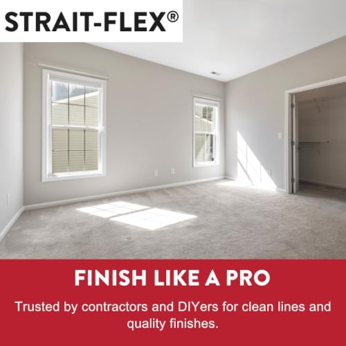Drywall Tape – Mid-Flex Corner Tape for Drywall Repair – Flexible Roll for Inside, Outside and Off-Angle Corners – Clean Finish, No Cracks or Fuzz – 3" x 100' Roll