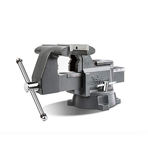 Forward 6.5 Inch Replacement Steel Jaw Plates (1 Pair) and Screws for CR60A Industry Bench Vise - size: 6.5 Inch-CR60A