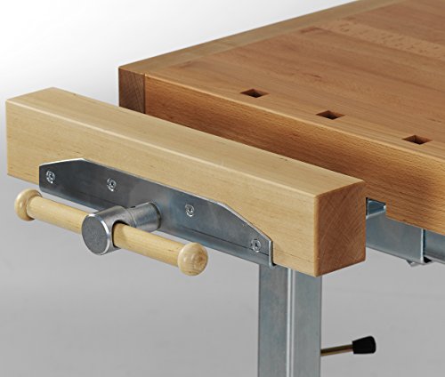 Sjöbergs Woodworking Vise for Custom Benchtops, High-Strength Alloy Steel, Acme Thread and Overbuilt Construction to Avoid Racking, Rock-Solid Smooth Adjustable Clamping, SJO-33302