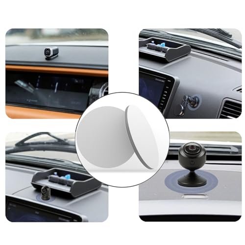 Double Sided Adhesive Pads – Clear Mounting Tape for Car Phone Mounts,Double Sided Adhesive Sticky Dots, Dash Cam Base, Strong Hold - size: 1.18in