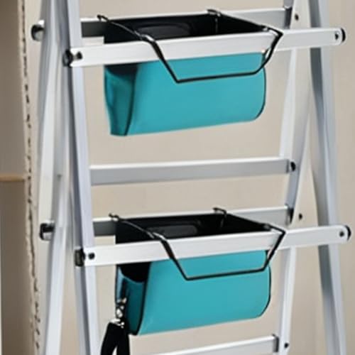 Ladder Tool Holder, Folding Oxford Cloth Ladder Bag, Portable Heavy Duty Bag Organizer Accessories, 44.09lb Capacity Compact Repair Work Tool Organizers, 26x18x20cm