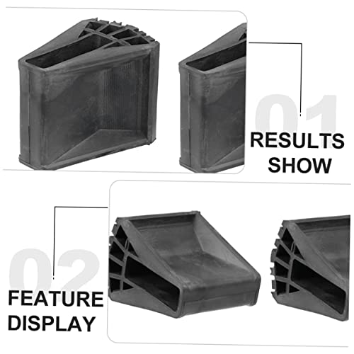 4pcs Slip Mats Outdoor Stair Treads Non-Slip Ladder Feet Covers Protector