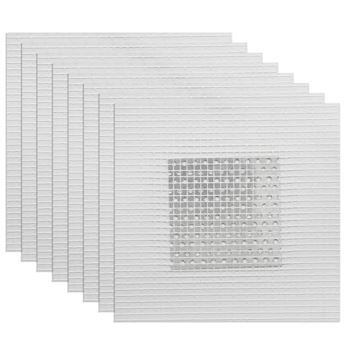 Waziaqoc 8 Pack 2 Inch Drywall Patch, Aluminum Drywall Repair Kit, Heavy Duty Wall Hole Repair Patch, for Home Renovation Projects - size: 2 X 2 Inch