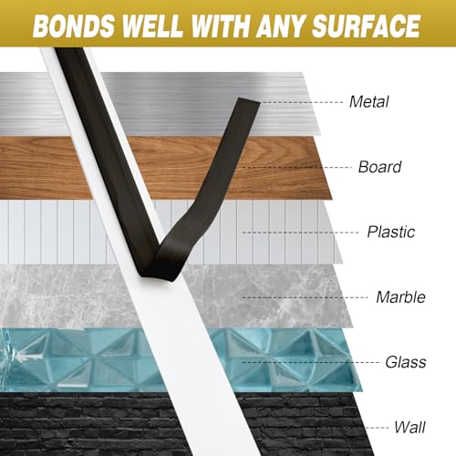 LLPT Butyl Tape Black 1/2 Inch x 33Ft 2 Pack Tight Seal for Leak Proof EPDM RV Repair Window Glass Boat Sealing Roof Pipe Patching(BST052) - size: 1/2" Black
