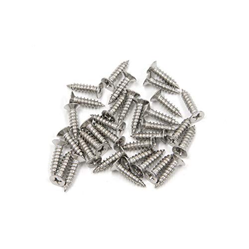 Mending Plates Karcy Straight Brackets 4.3" Flat Corner Braces for Repairing Furniture Silver Stainless Steel Set of 6