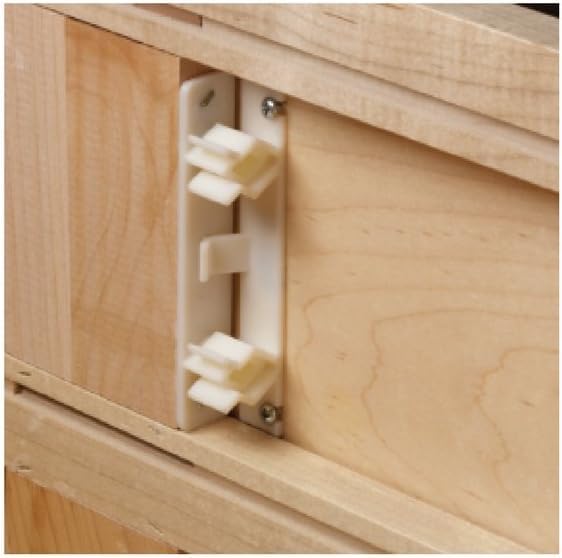 False Front Cabinet Clips 2 Sets with Screws Instructions - Tenn-Tex False Front ClipsFalse Drawer Clips 4 14 Opening 2 Sets - size: 2 Sets
