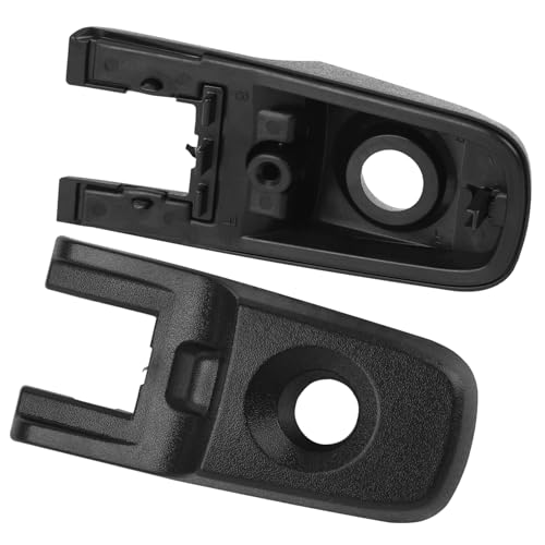 SHACHAR Exterior Door Handle Kit, Front Right Passenger Side 8S4Z-5422404-AA Compatible with Ford Focus 2008-2011, Cap w/o Hole 8S4Z-5422088-AA, Bracket 8S4Z-5426684-B Matte Black - size: Front Right Passenger Side