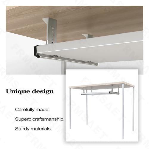 FRMSAET Heavy Duty 12/14/16/18 inches Thickness Steel Construction Ball Bearing Keyboard Slides Keyboard Drawer Slides Tray Accessories Cabinet Furniture Hardware Rails (16 inches, Silver) - color: Silver, size: 16 Inch