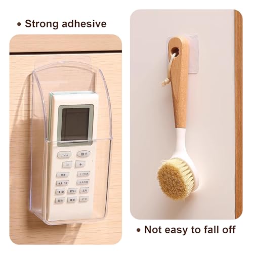 10 PCS 2.4" Clear Double Sided Adhesive Pads for Mounting, Waterproof Sticker Strong Heavy Duty Square Sticky Patch Walls Hanging Nano Gel Tape for DIY Craft Home Office