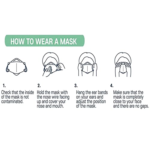 akgk KN95 Face Masks 50 Pack, 5-Ply Disposable Grey Face Mask Against PM 2.5 Smoke and Dust - color: Z-50 Pack-grey