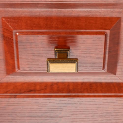 KOOFIZO 10 Pack Antique Brass Cabinet Knobs Brass Drawer Knobs K07 Rectangular Single Hole Cabinet Pulls for Cabinets Drawers Dresser Cupboard Bedroom Closet Bathroom Vanity - color: Antique Brass, size: Knob 01 - 10Pcs