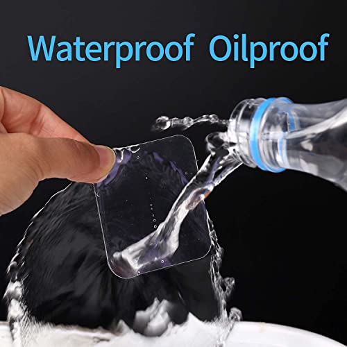 50PCS Double Sided Adhesive Pads for Mounting, 1-3/8inch Two Sided Pre-Cut Square Tape, Sticky Tack Double Sided Tape for Walls Hanging, (1-3/8inch X1-3/8inch X 0.52MM) - size: 1-3/8inch X 1-3/8inch X 0.02inch