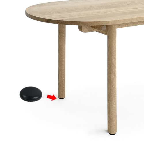 MY MIRONEY 20PCS Round Chair Sliders Black Self-Adhesive Furniture Slider Gliders Floor Protector Pads with a Clear Plastic Box, 1 Inch - style: 1"; Black; 20PCS