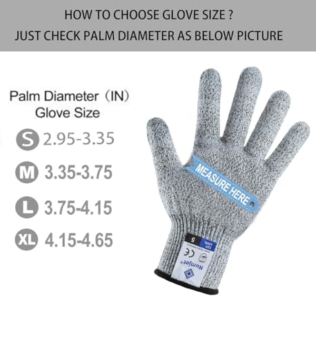 Cutting Gloves,2 Pairs Food Grade Level 5 Protection, Safety Kitchen Cut Gloves for Oyster Shucking, Fish Fillet Processing, Mandolin Slicing, Meat Cutting and Wood Carving(Gray-Madium) - color: Gray, size: Medium (Pack of 4)